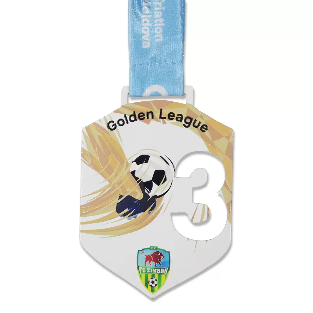 Medals metal shield shape with your logo