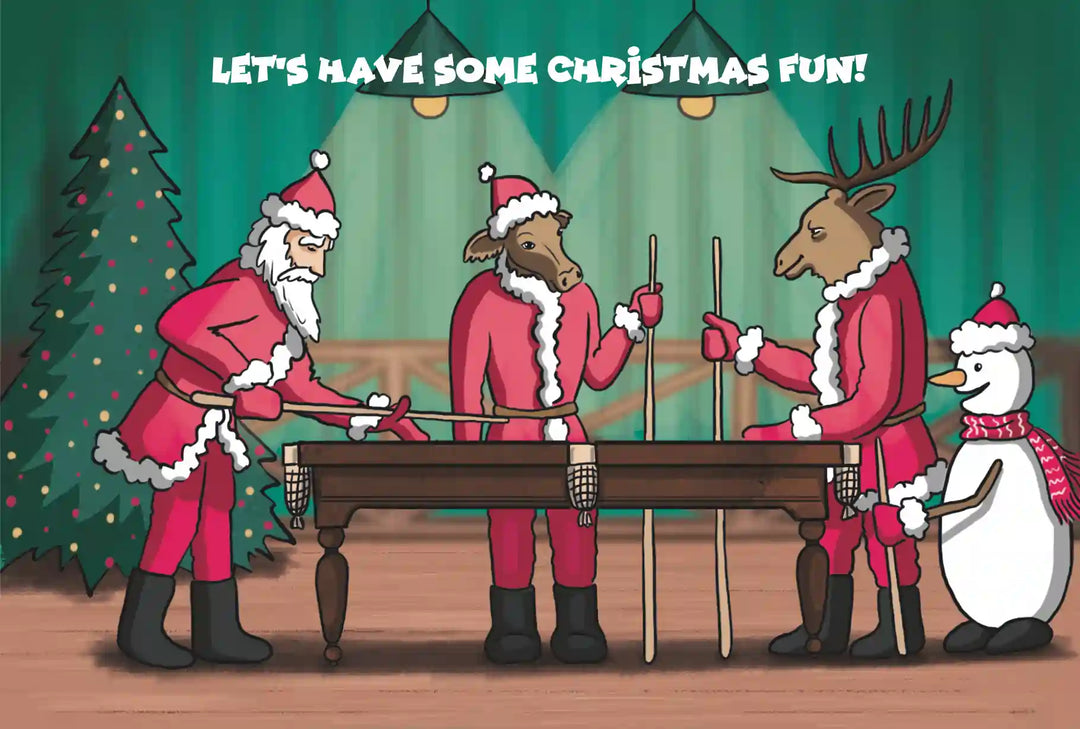 Christmas Card - Holiday Greetings - Let's have some Christmas Fun