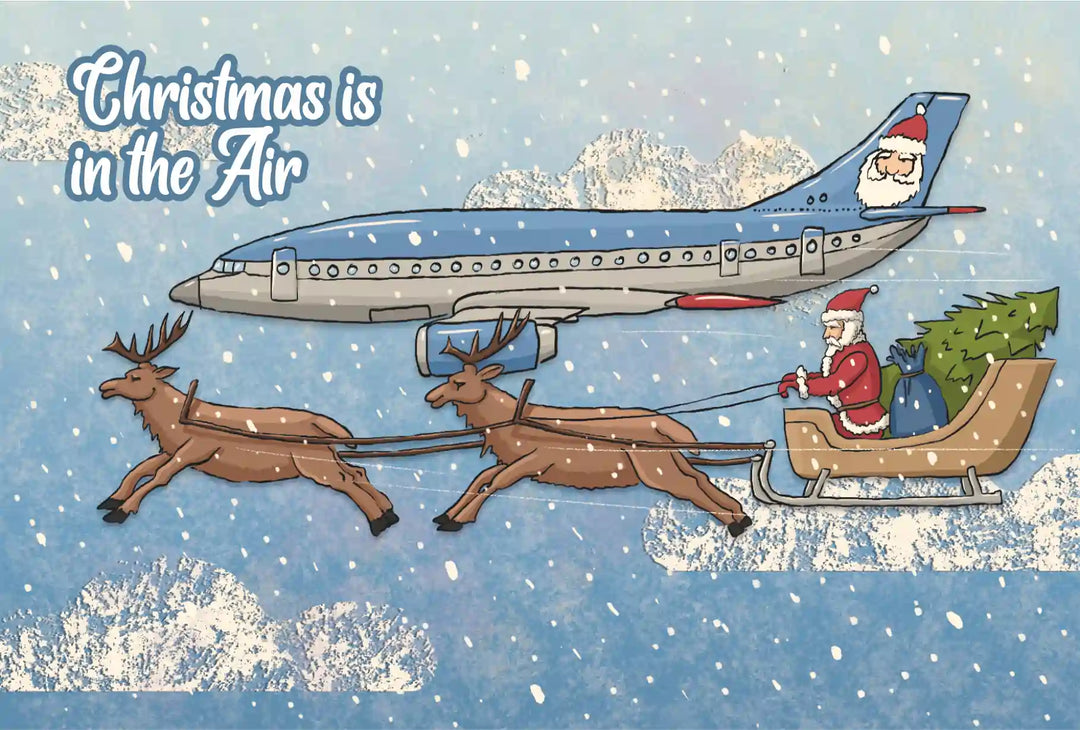 Christmas Card - Holiday Greetings - Christmas is in the Air